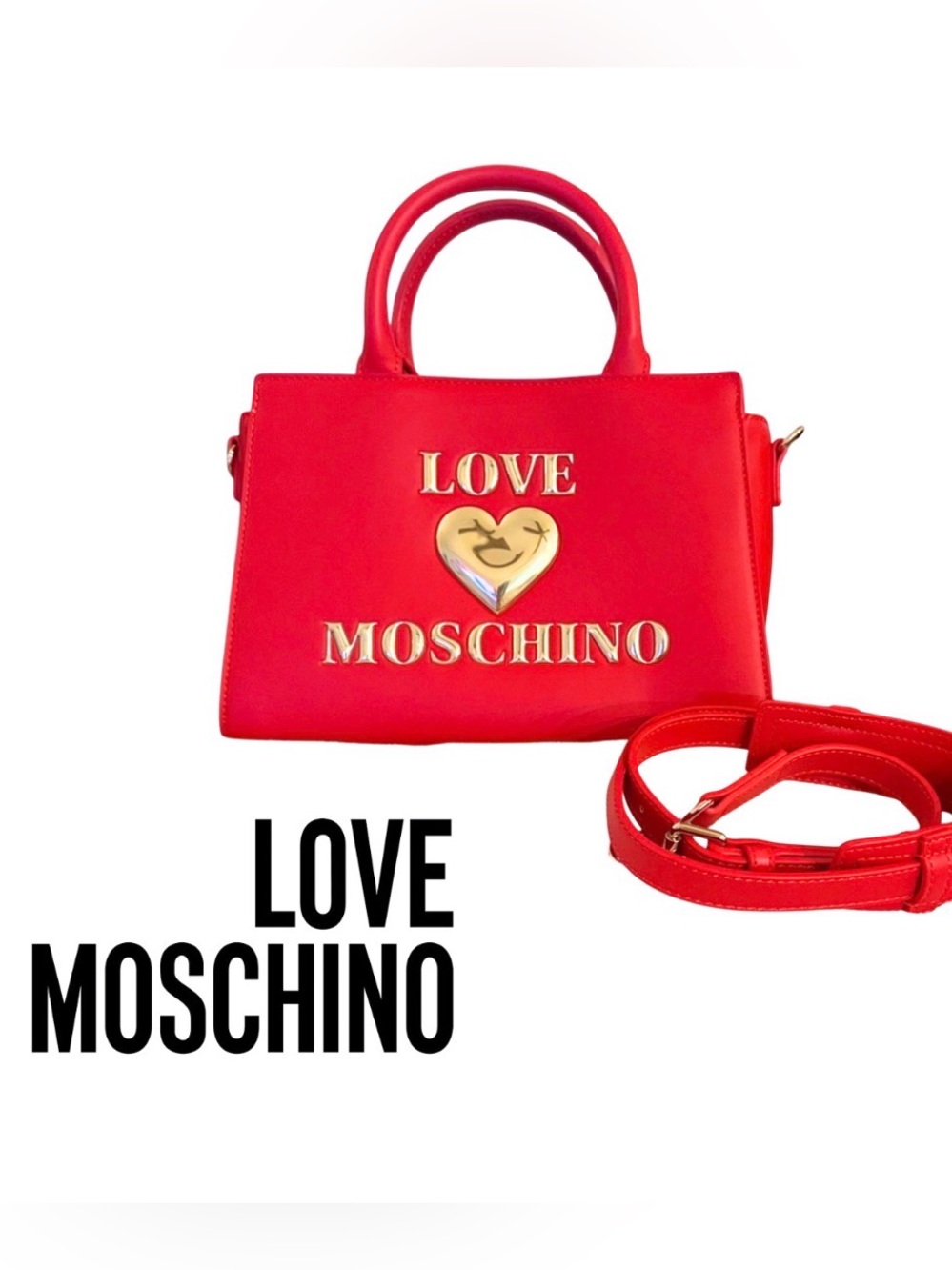 Love Moshino Red Crossbody